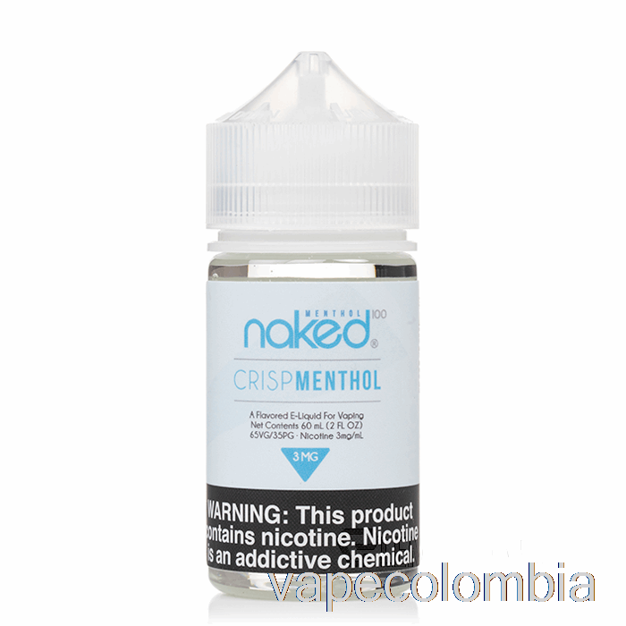 Kit Completo De Vapeo Crujiente Mentol - Desnudo 100 Mentol - 60ml 3mg